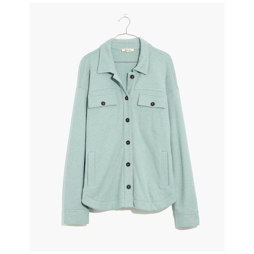 Madewell Brushed Knit Shirt Jacket